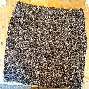 Black and white Skirt